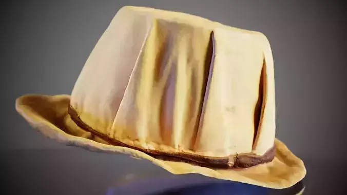 Melon Hat Low-poly 3D model