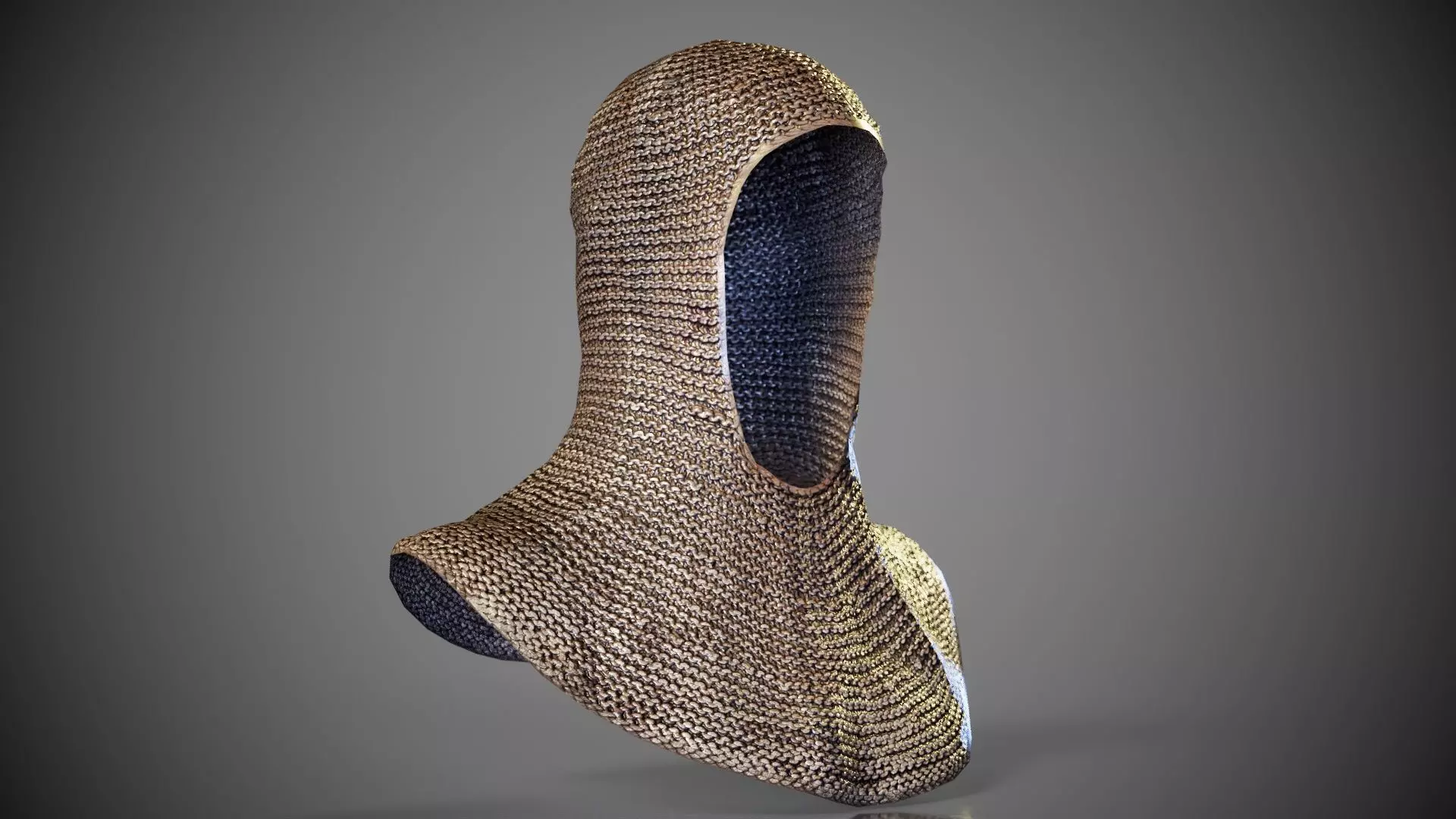 Knight Malien Headwear Low-poly 3D model_0
