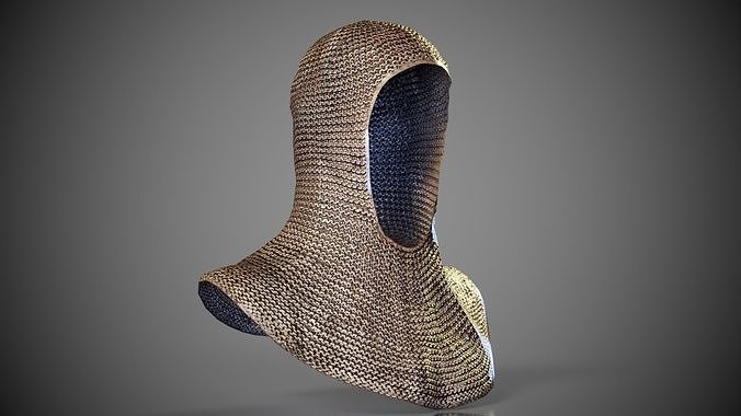 Knight Malien Headwear Low-poly 3D model