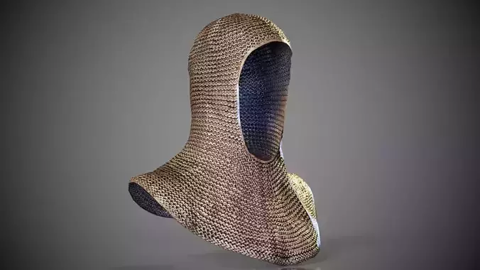 Knight Malien Headwear Low-poly 3D model
