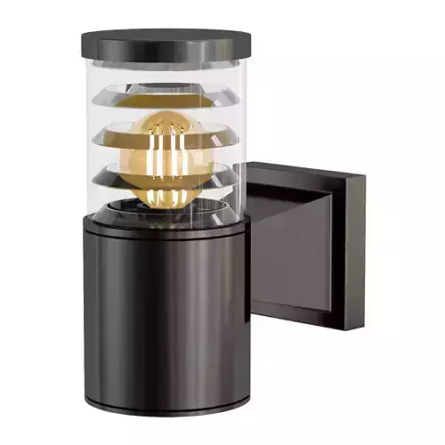 elektrostandard outdoor wall light with glass bulb