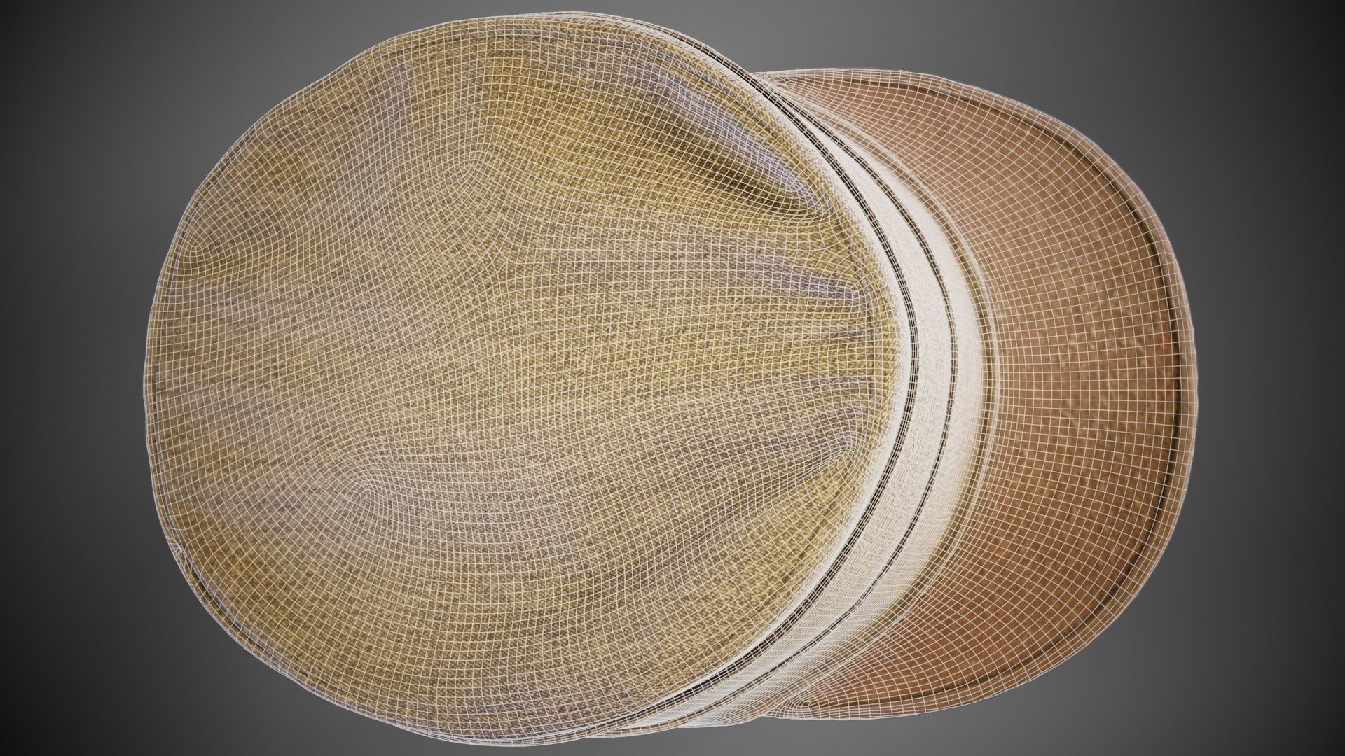 Kepi Hat Low-poly 3D model_10