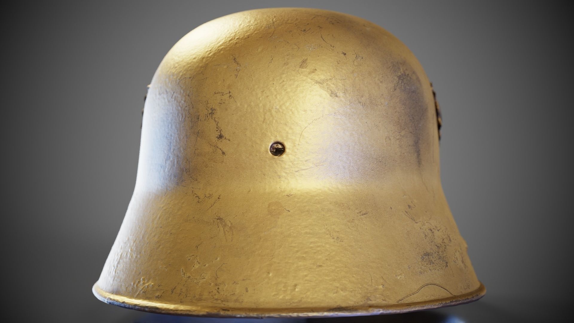 Gear Helmet Low-poly 3D model_5