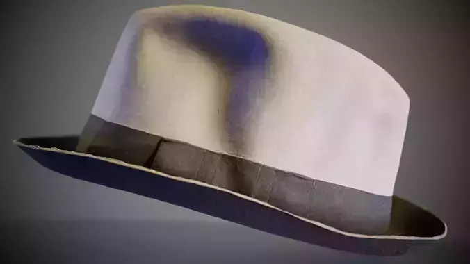 Foulard Hat Low-poly 3D model