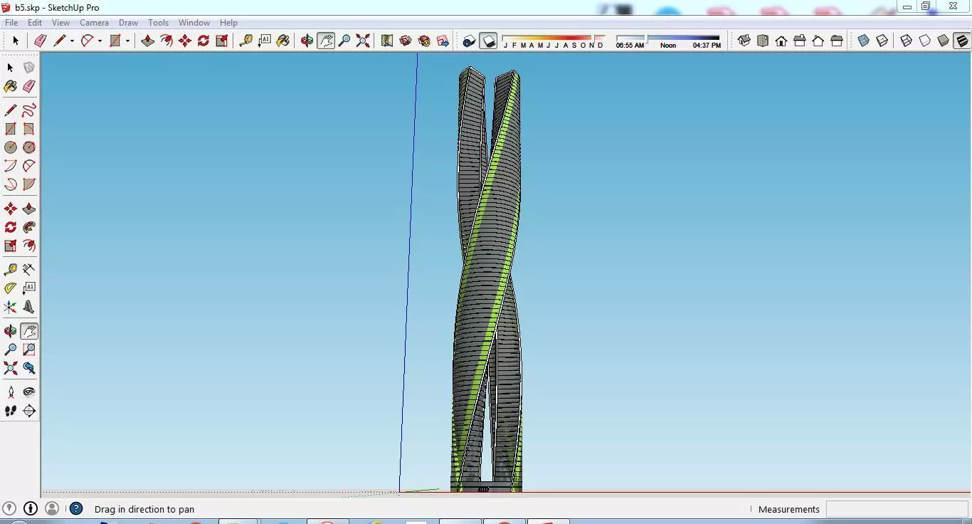 Sketchup Tower B5 Free 3D model