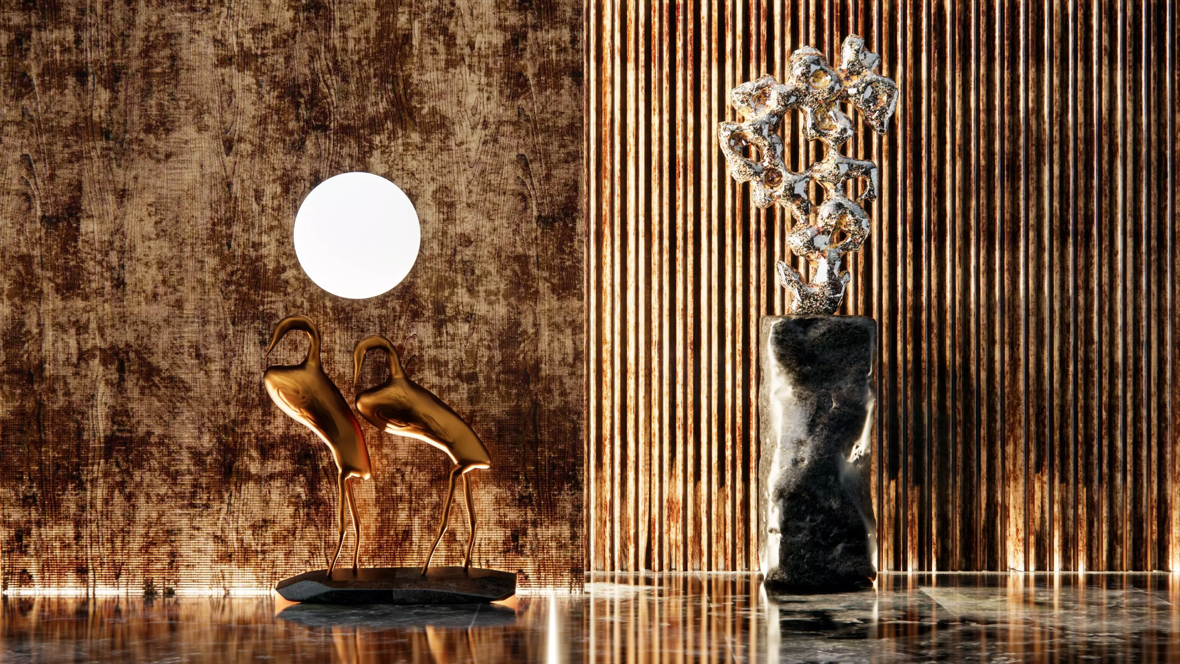 China  sculpture  decorative objects 3D model_0