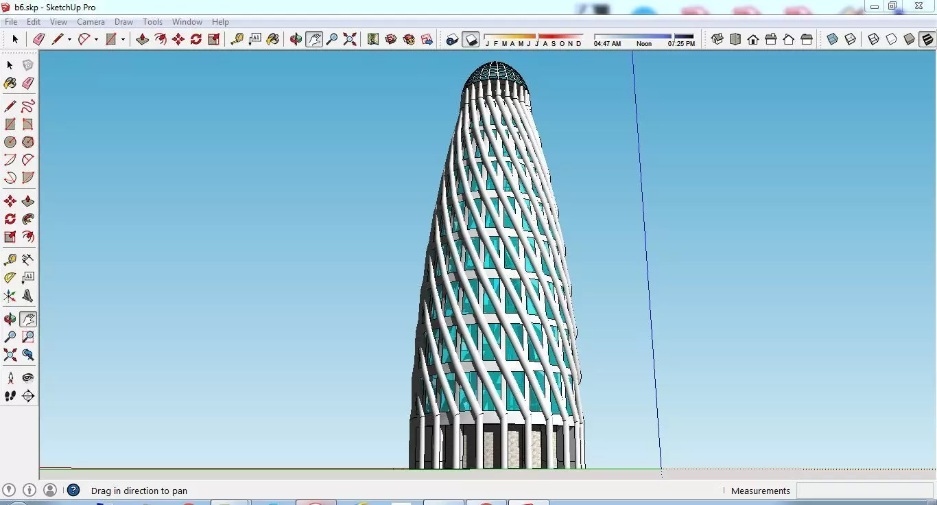 Sketchup Tower B6 Free 3D model