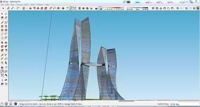 Sketchup Tower B8
