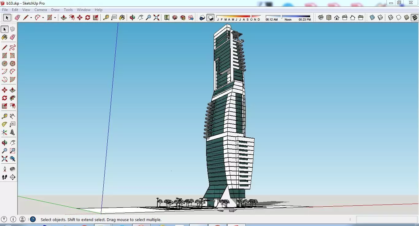 Sketchup Tower B10 Free 3D model