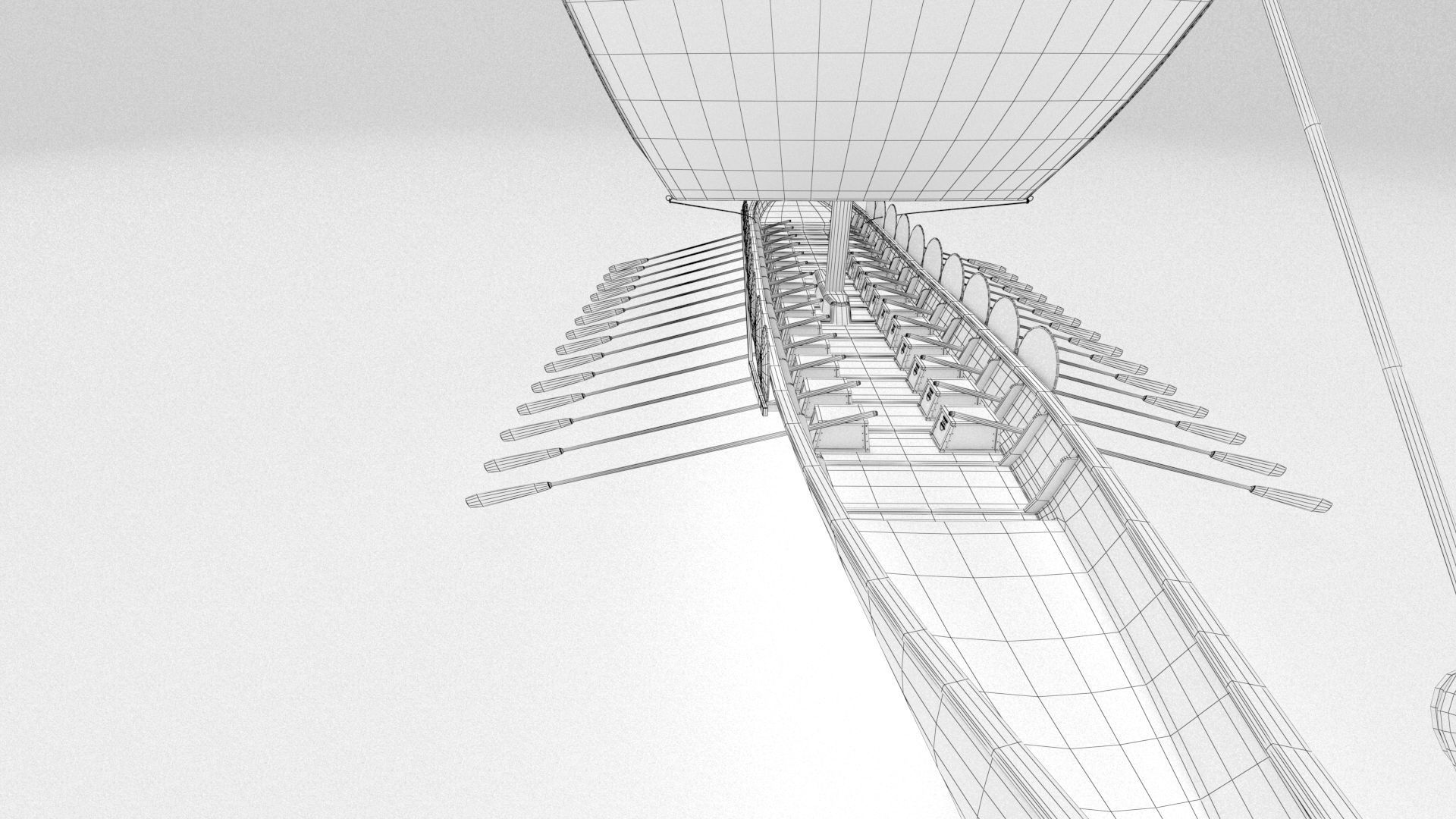 Viking Ship Low-poly 3D model_23