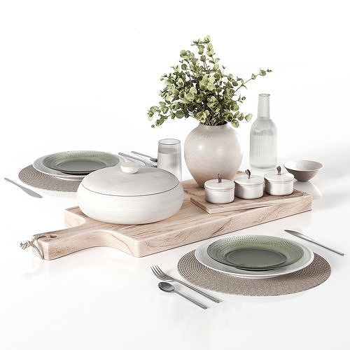 Decorative set 3D model