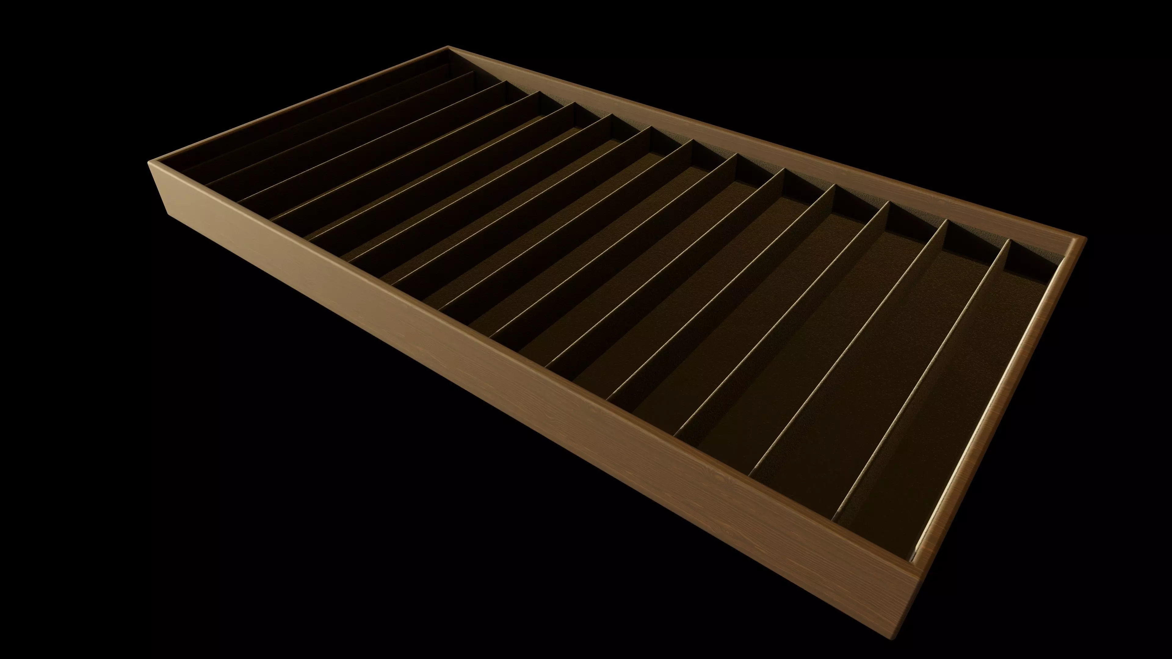 Necklaces Display Tray Low-poly 3D model_0