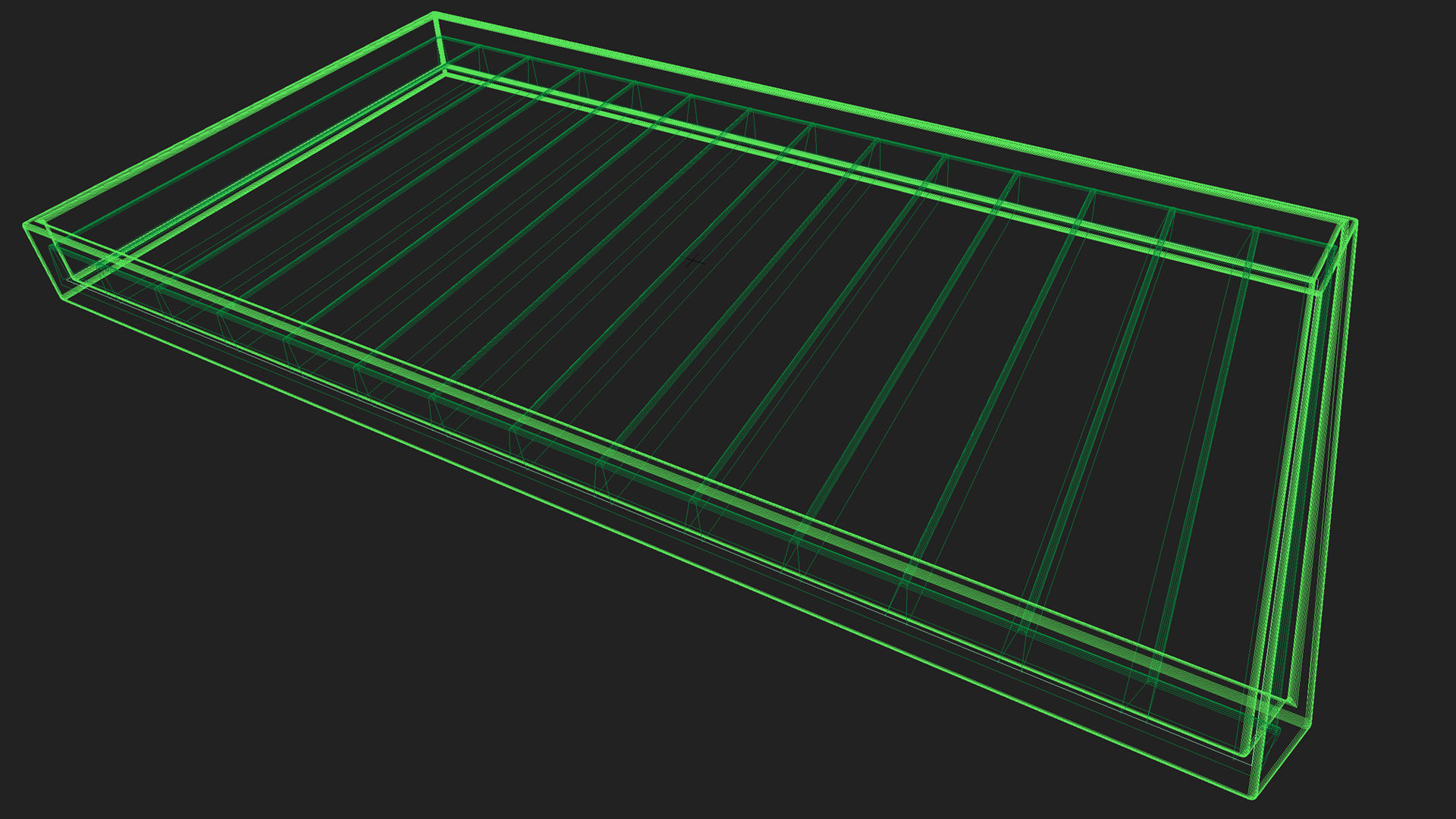 Necklaces Display Tray Low-poly 3D model_5