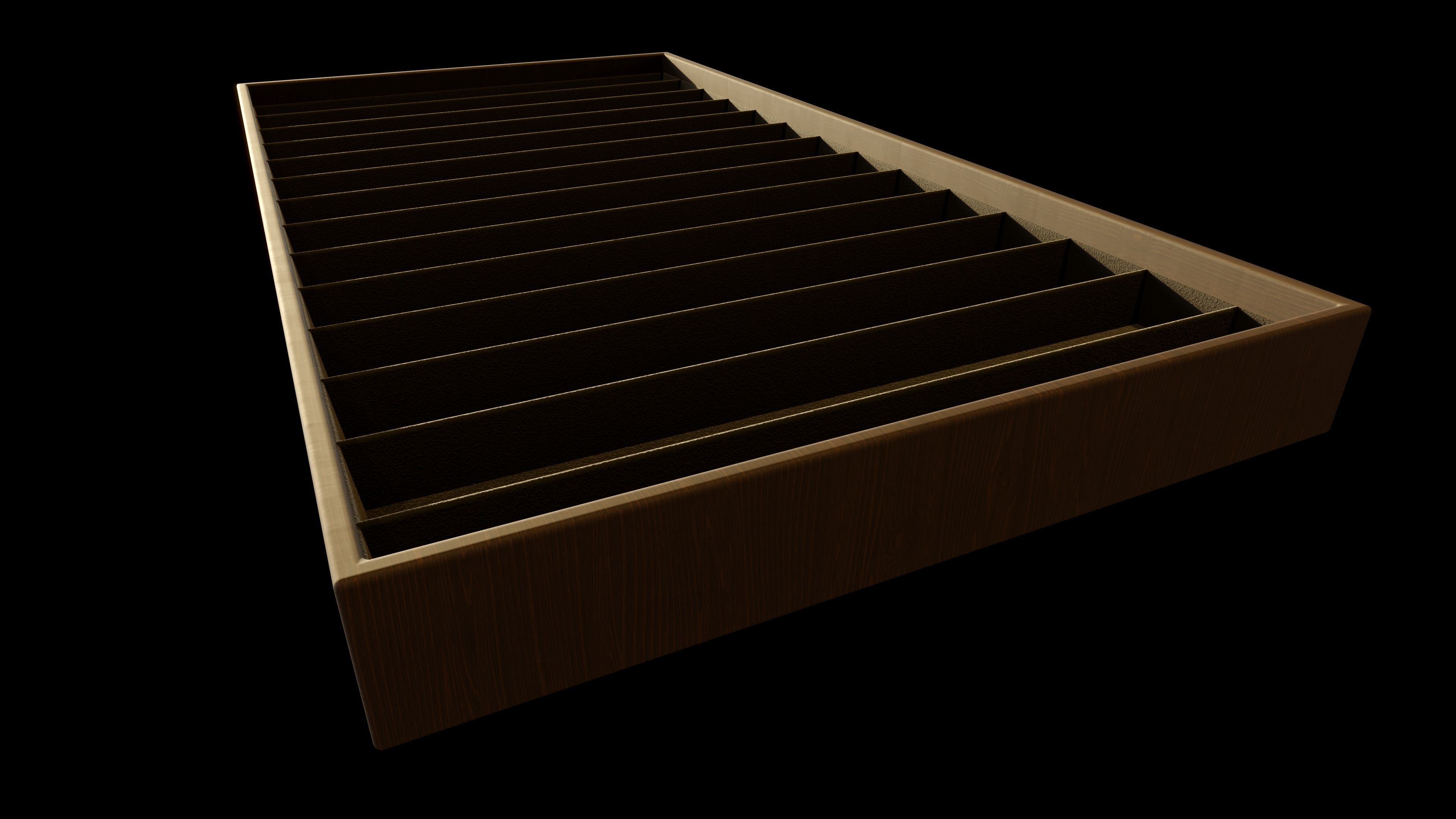 Necklaces Display Tray Low-poly 3D model_4