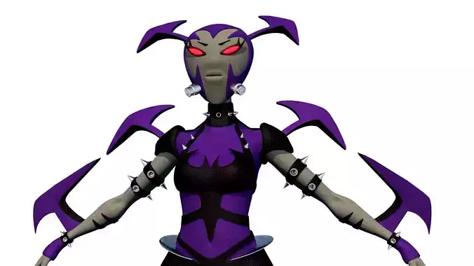 Waybads 3d Model - ben 10 Omni-verse - ben 10 aliens