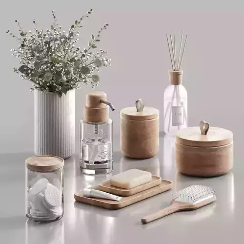 Decorative bathroom set