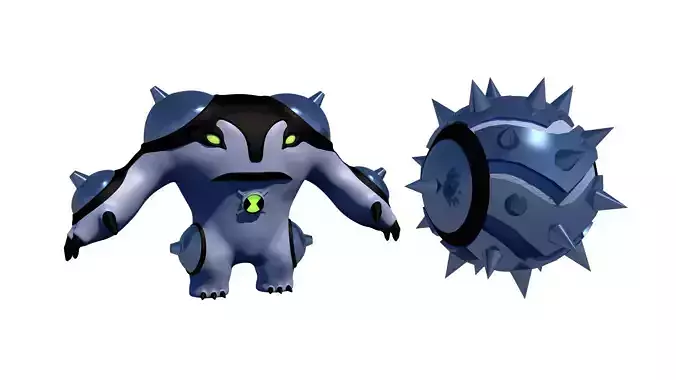 Ultimate CannonBolts Model - Ben 10 Aliens - Pack of 2 models  3D model