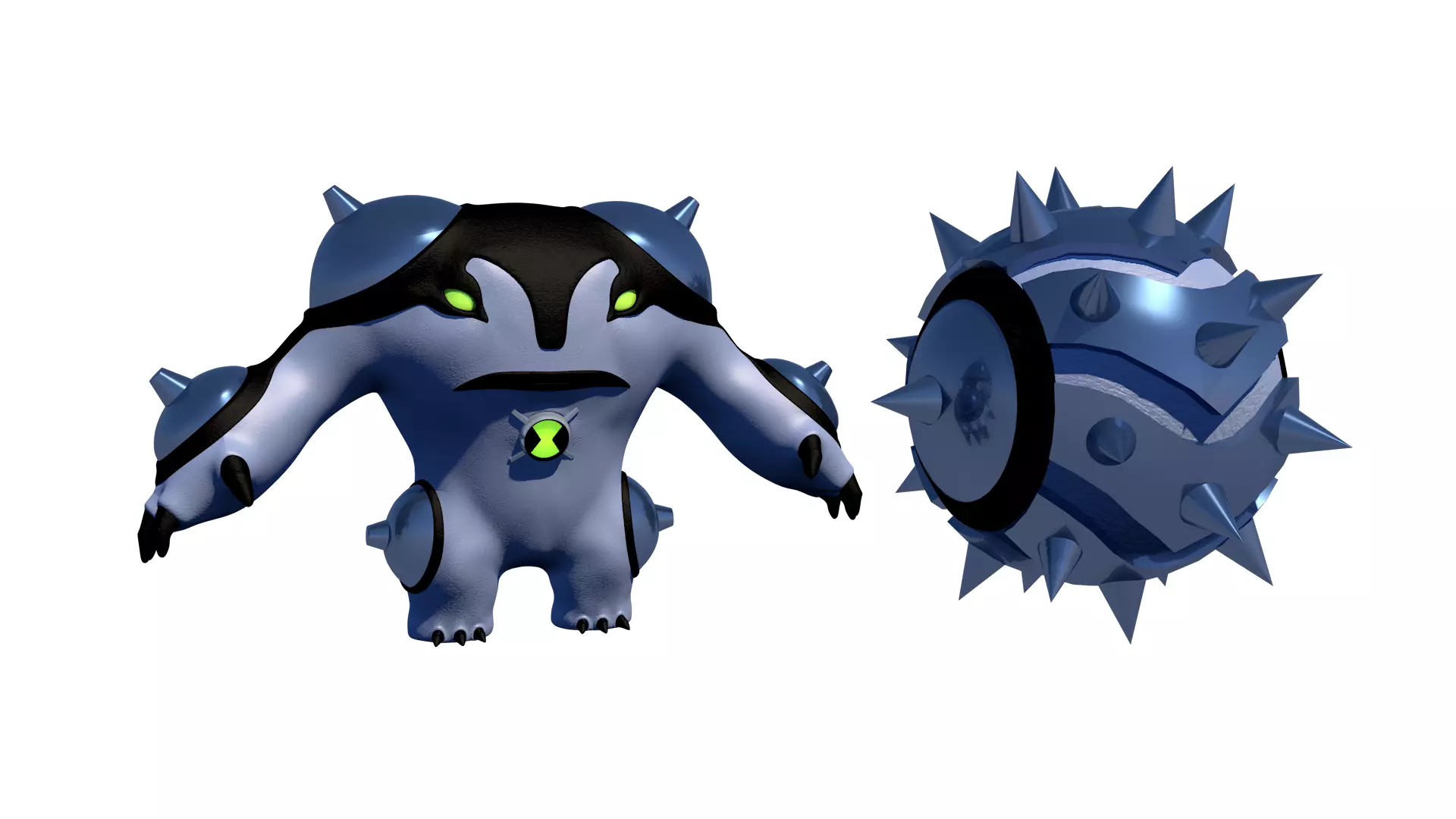Ultimate CannonBolts Model - Ben 10 Aliens - Pack of 2 models  3D model_0