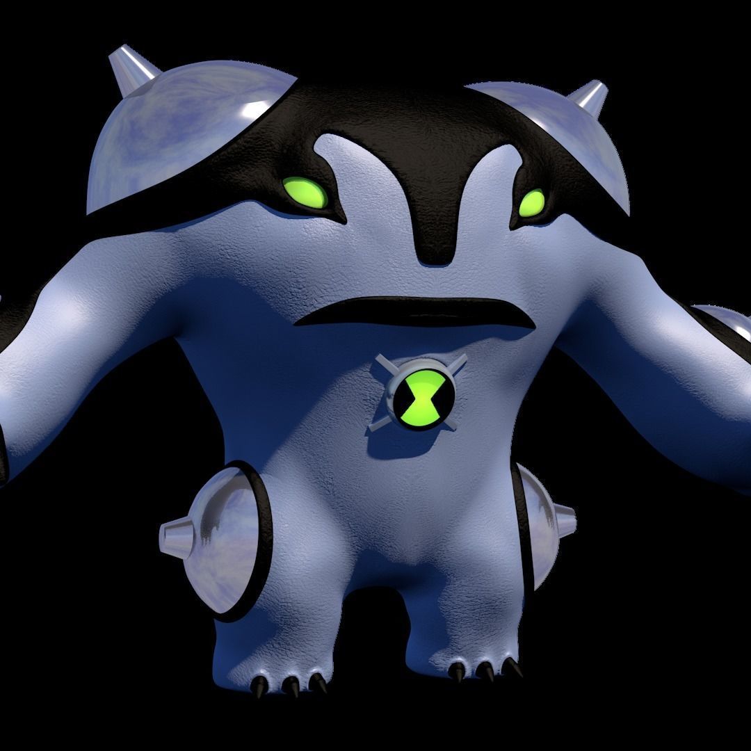 Ultimate CannonBolts Model - Ben 10 Aliens - Pack of 2 models  3D model_5