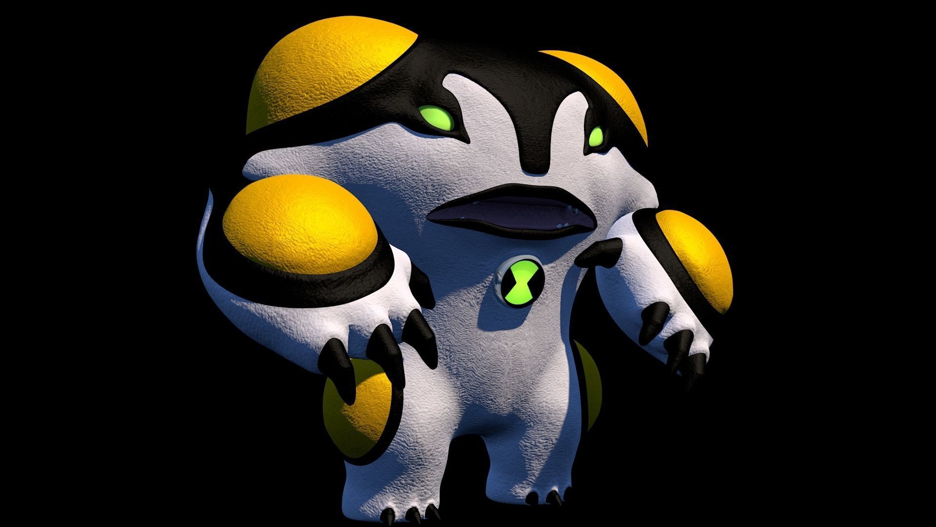 Ultimate CannonBolts Model - Ben 10 Aliens - Pack of 2 models  3D model_2