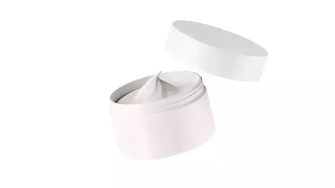 Cream Jar Mockup 3D model