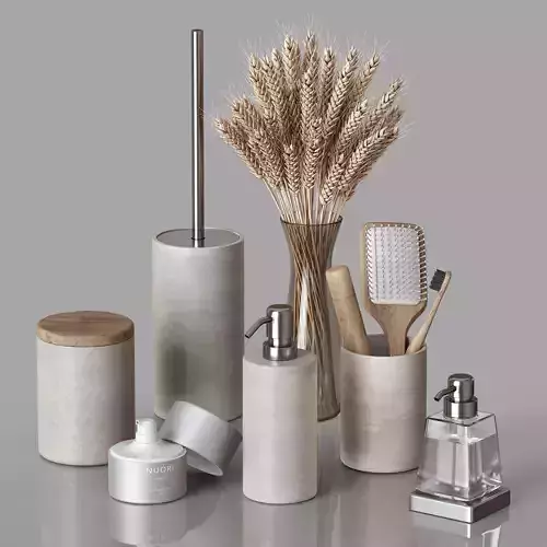 Decorative bathroom set