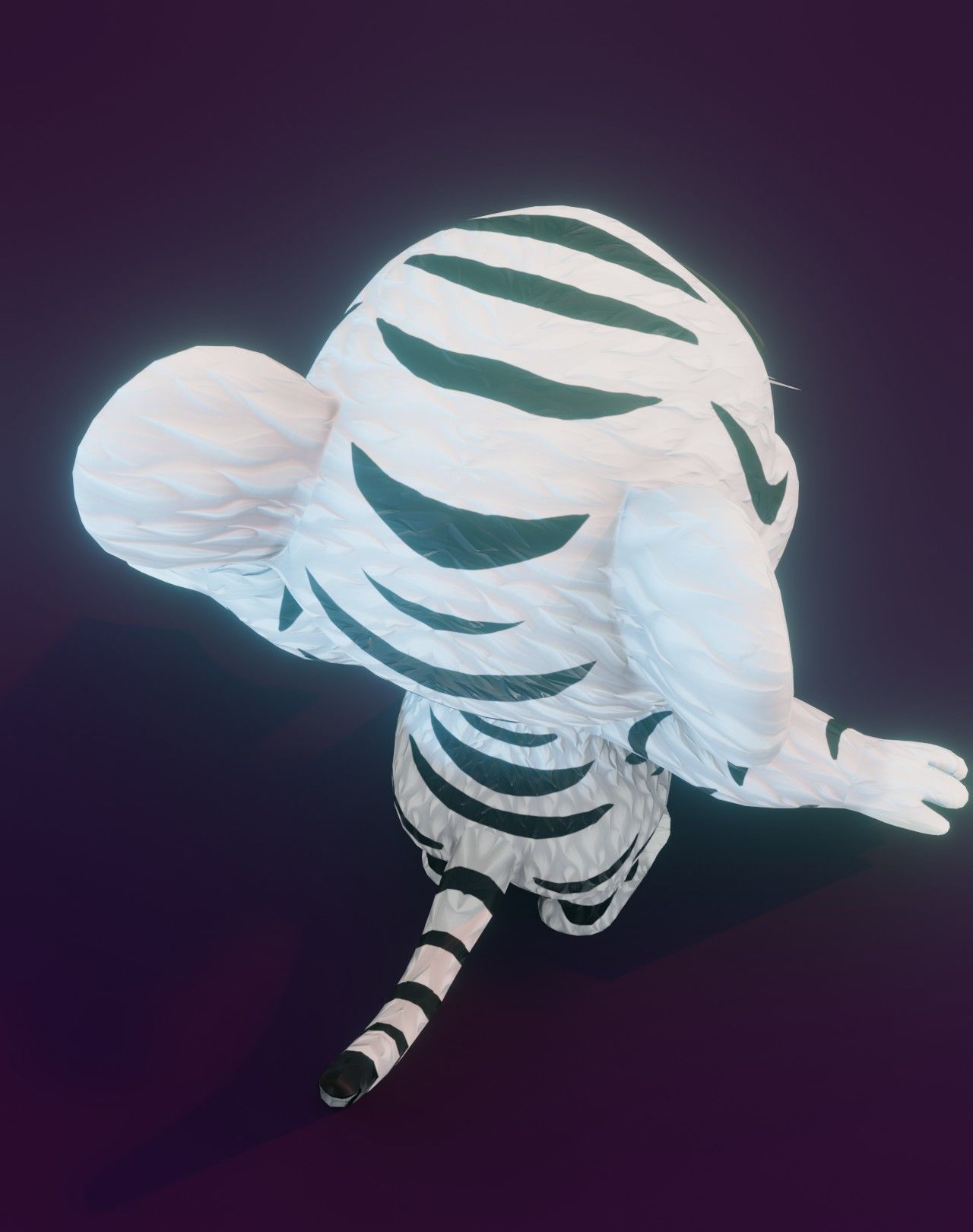 Cartoon Tiger Rigged 3D Models Low-poly 3D model_39