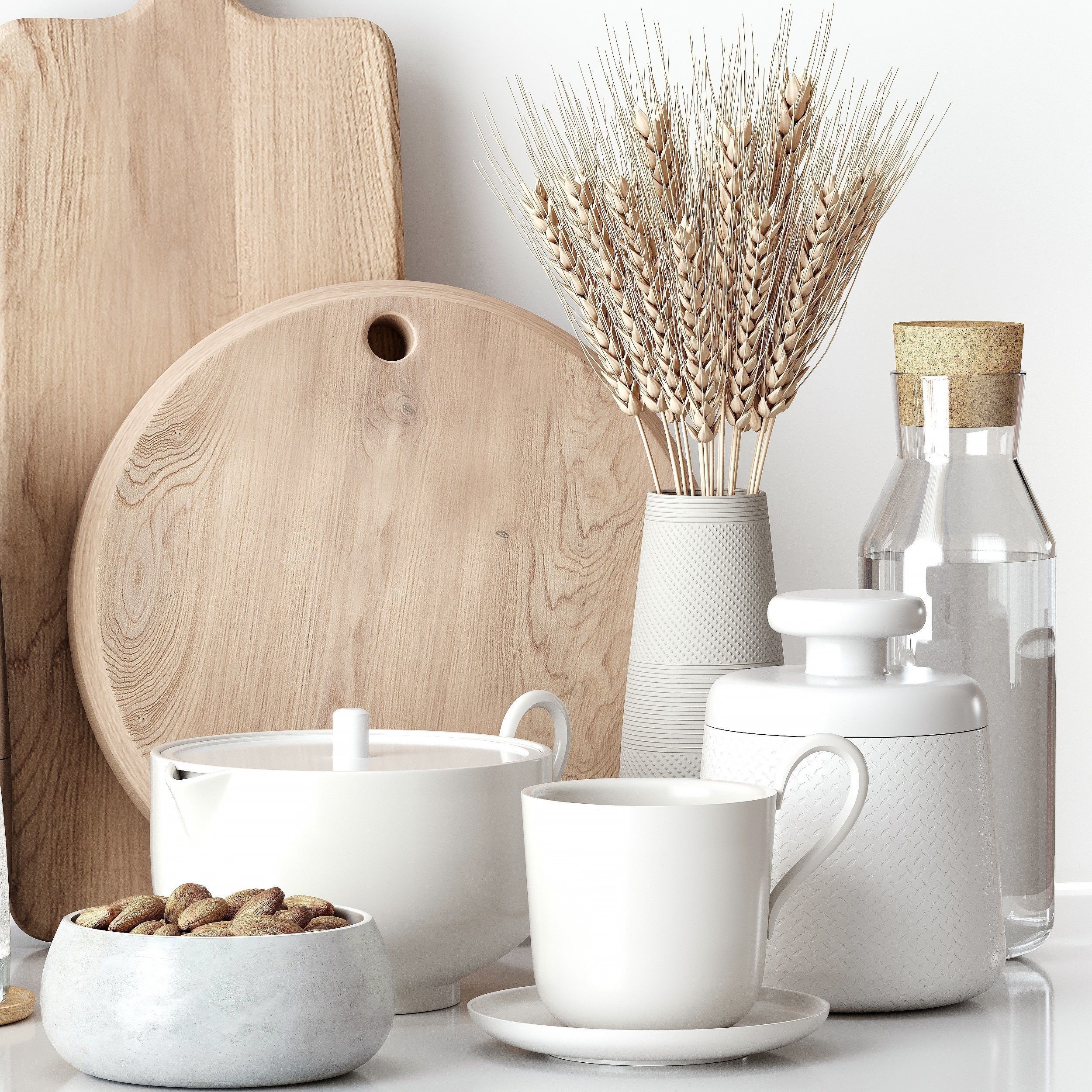 Decorative kitchen set 3D model_3