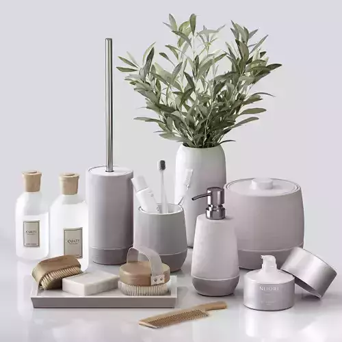 Decorative bathroom set
