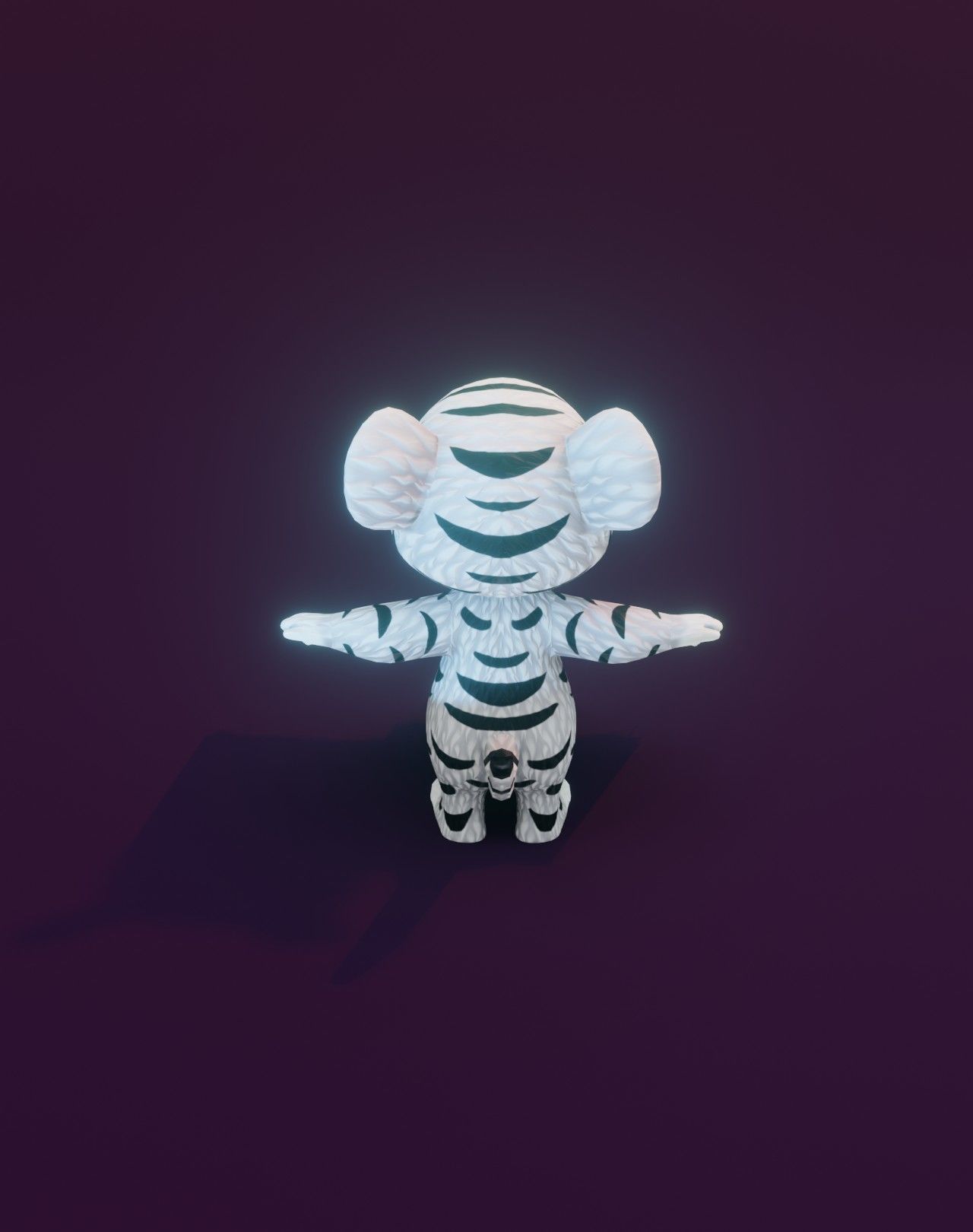 Cartoon Tiger Rigged 3D Model Collection _41