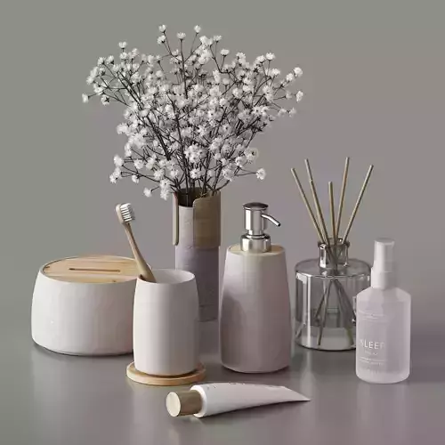 Decorative bathroom set