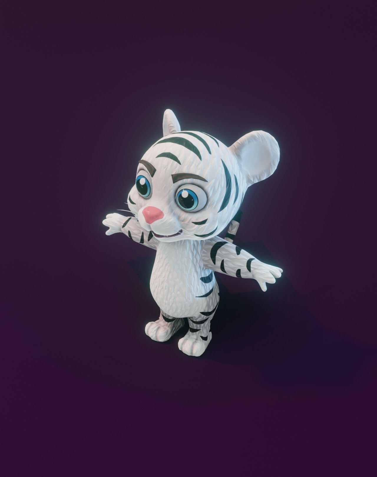 Cartoon Tiger Animated 3D Model Collection _27