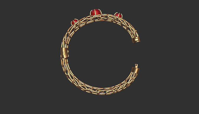 Ruby Bracelet 3D model
