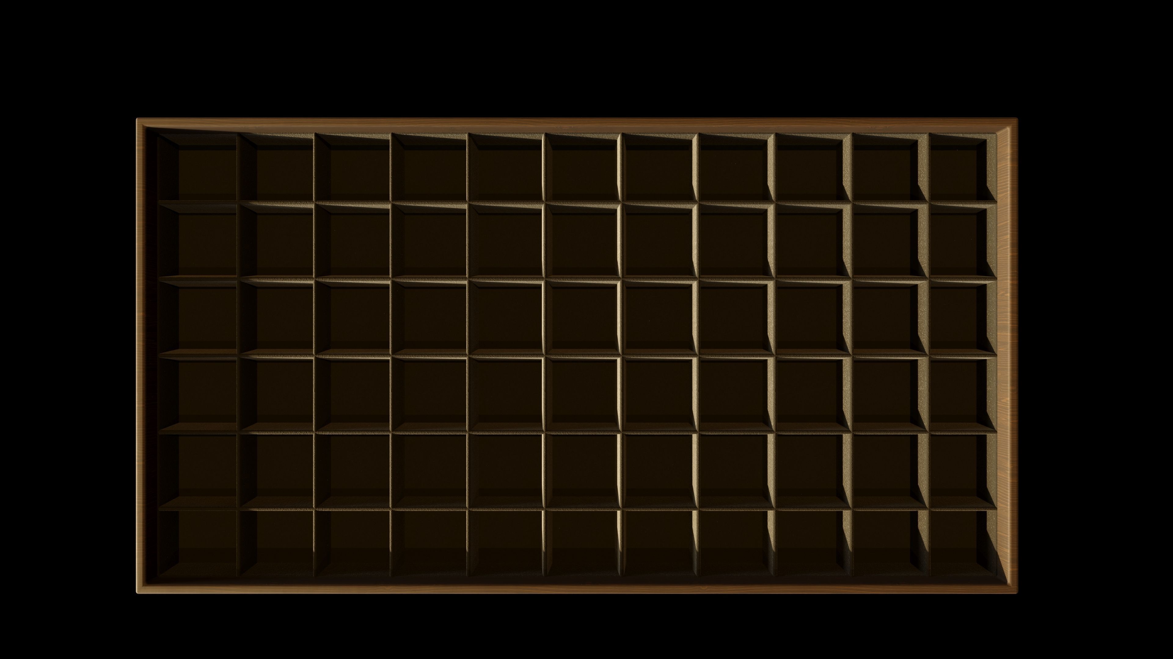 Rings Display Tray Low-poly 3D model_4