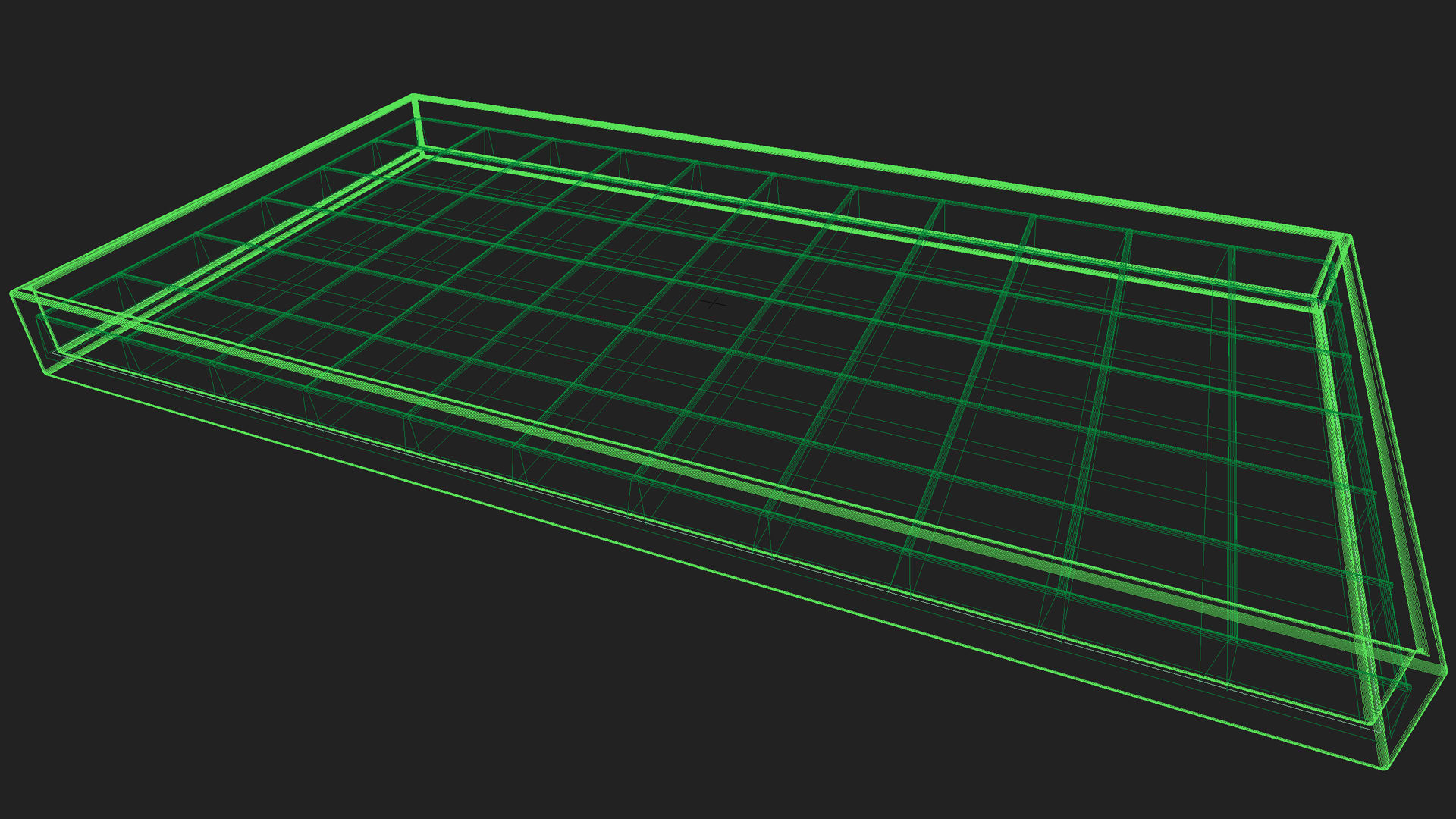Rings Display Tray Low-poly 3D model_5