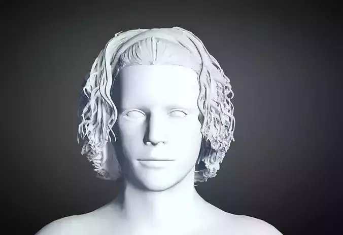 3D Hair style for Man 85 3D model