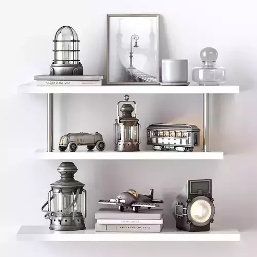 Decorative set shelf