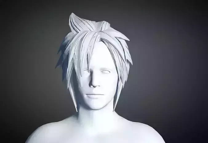 3D Hair style for Man 88 3D model