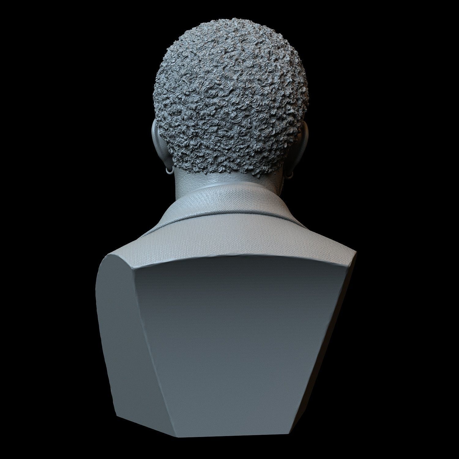 Morgan Freeman 3D print model_4