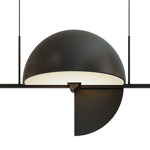 Pendant lamp Trapeze Triplette by oblure 3D model