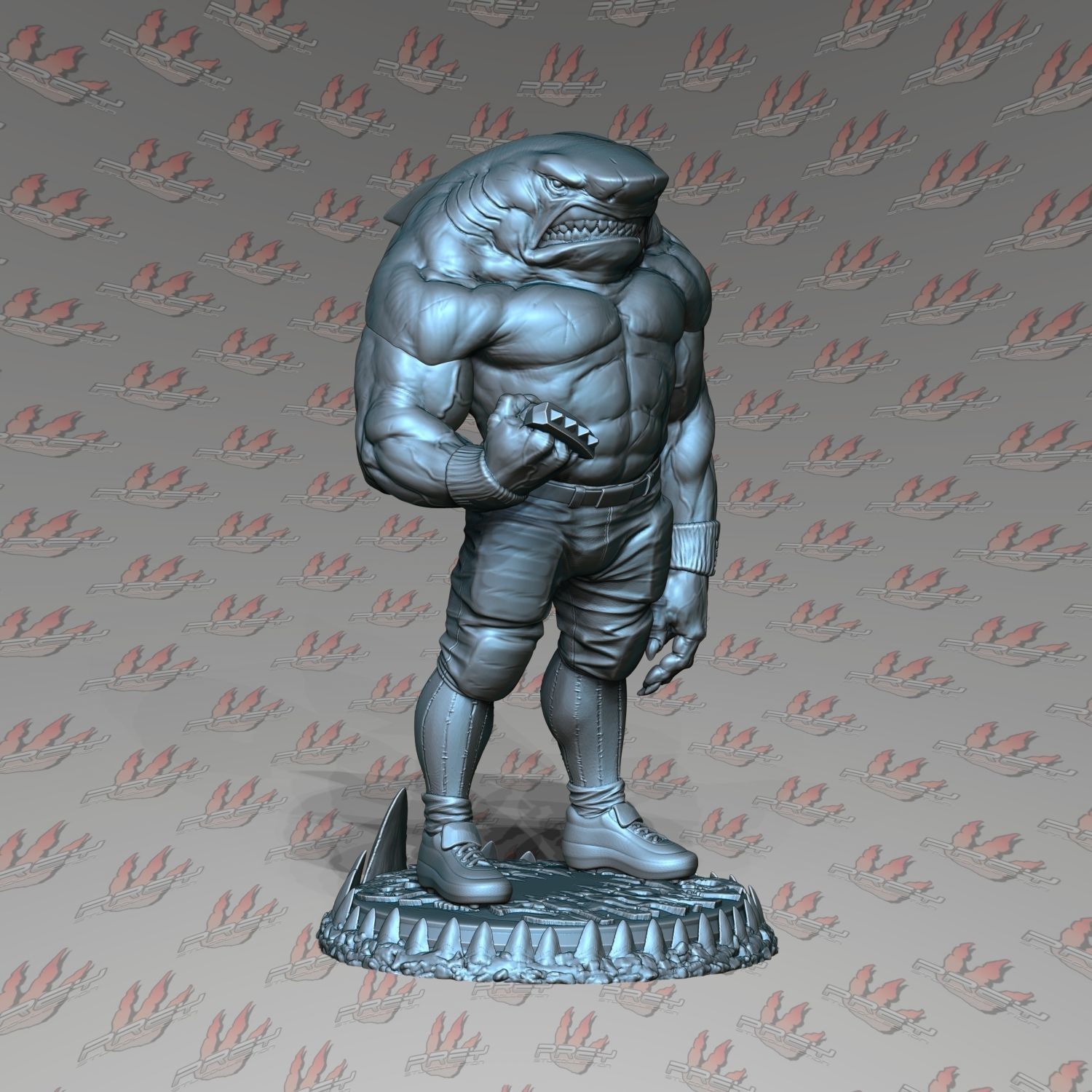 Big Slammu 1-10 Scale Street Sharks 3D print model_2