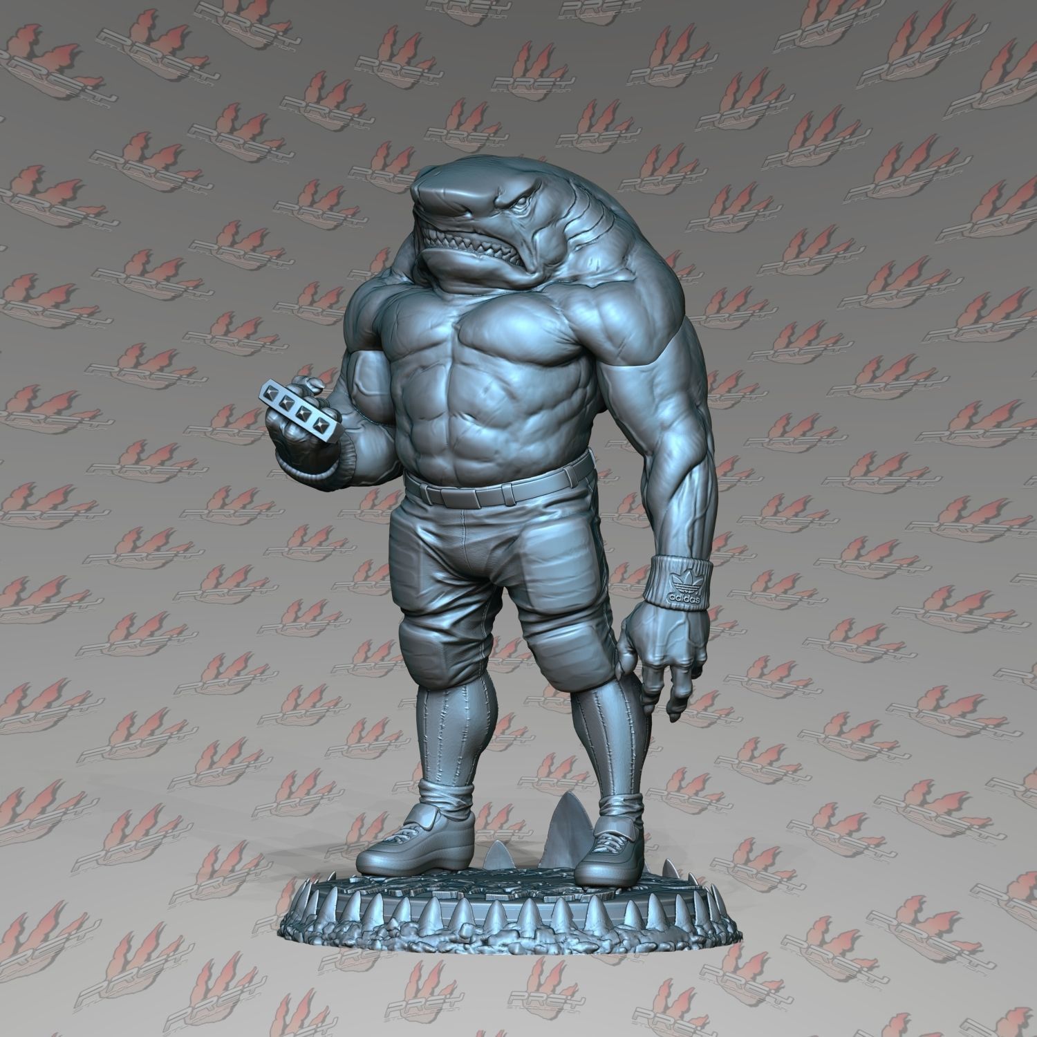 Big Slammu 1-10 Scale Street Sharks 3D print model_4