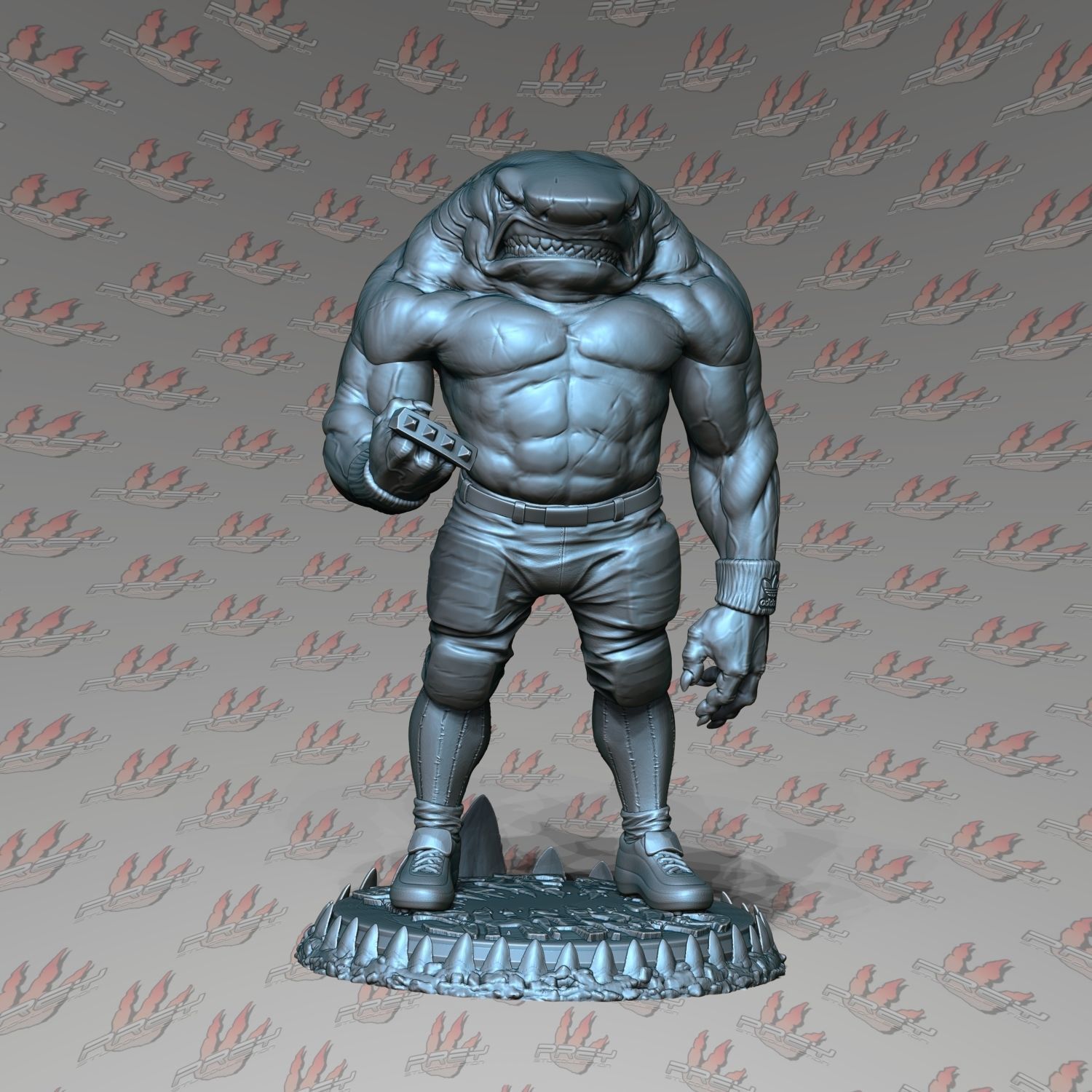 Big Slammu 1-10 Scale Street Sharks 3D print model_1