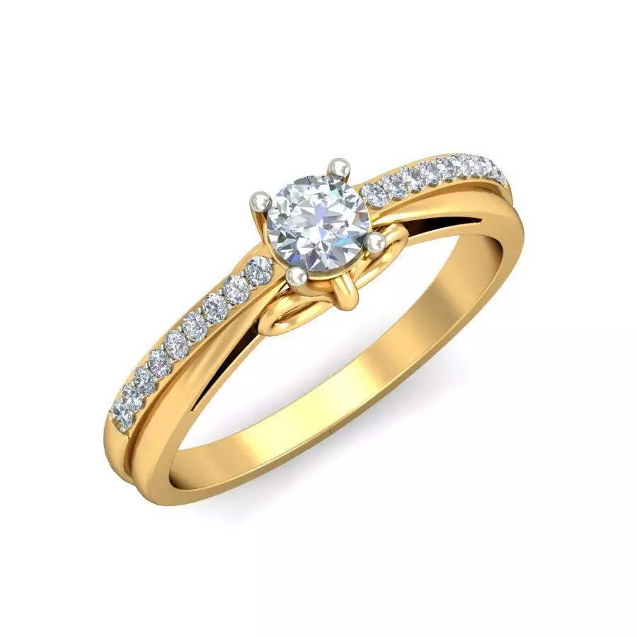 elegant luxury ring 3D print model