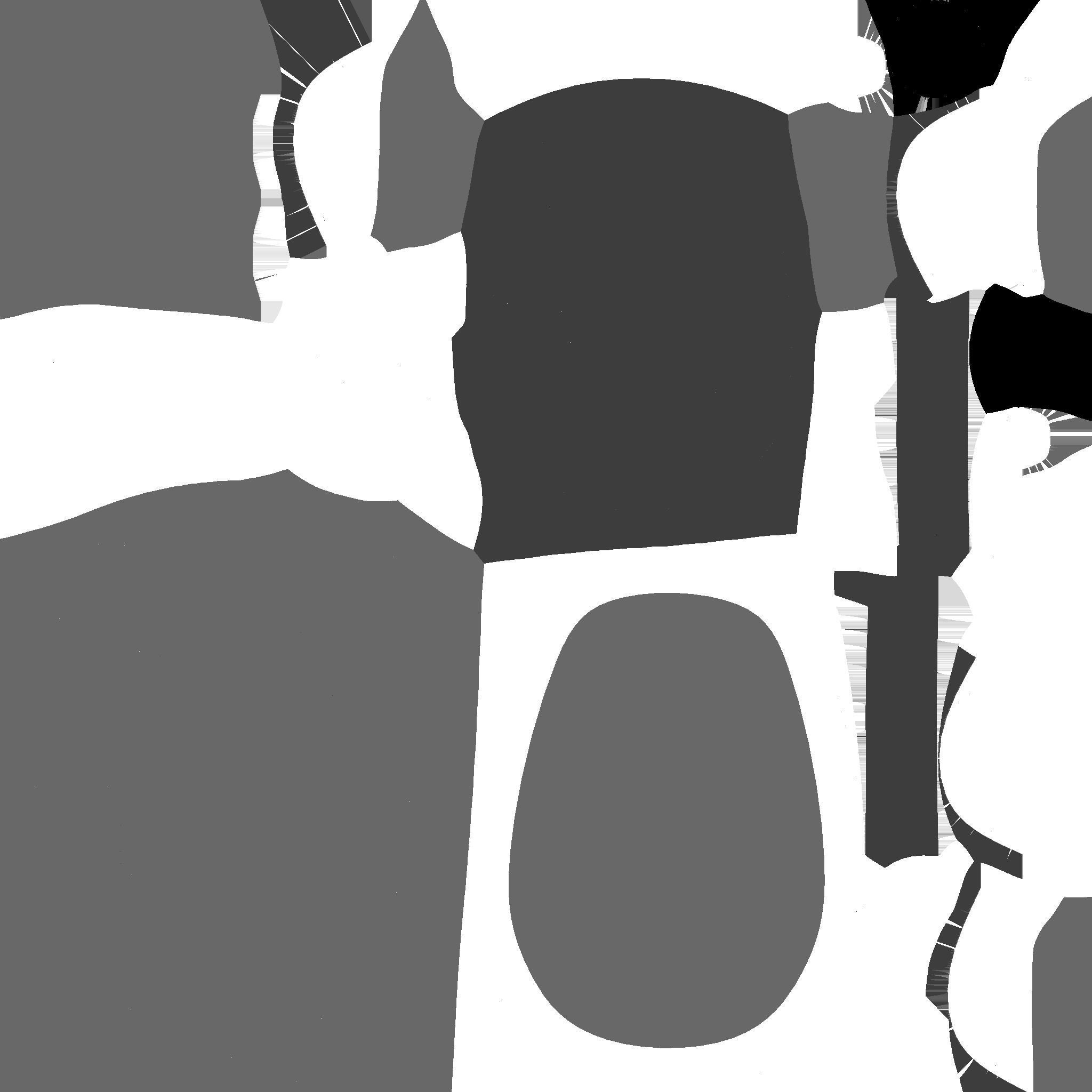 SciFi Backpack C01 Black Bronze - Fashion Character Design Low-poly 3D model_23