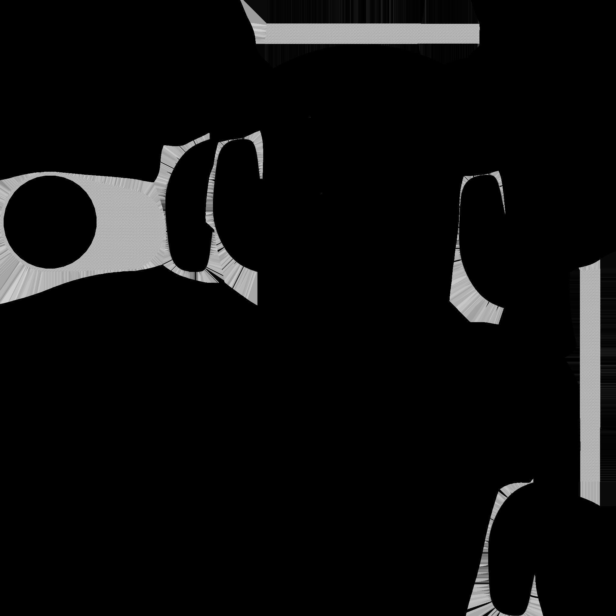 SciFi Backpack C02 Full Black - Fashion Character Design Low-poly 3D model_19