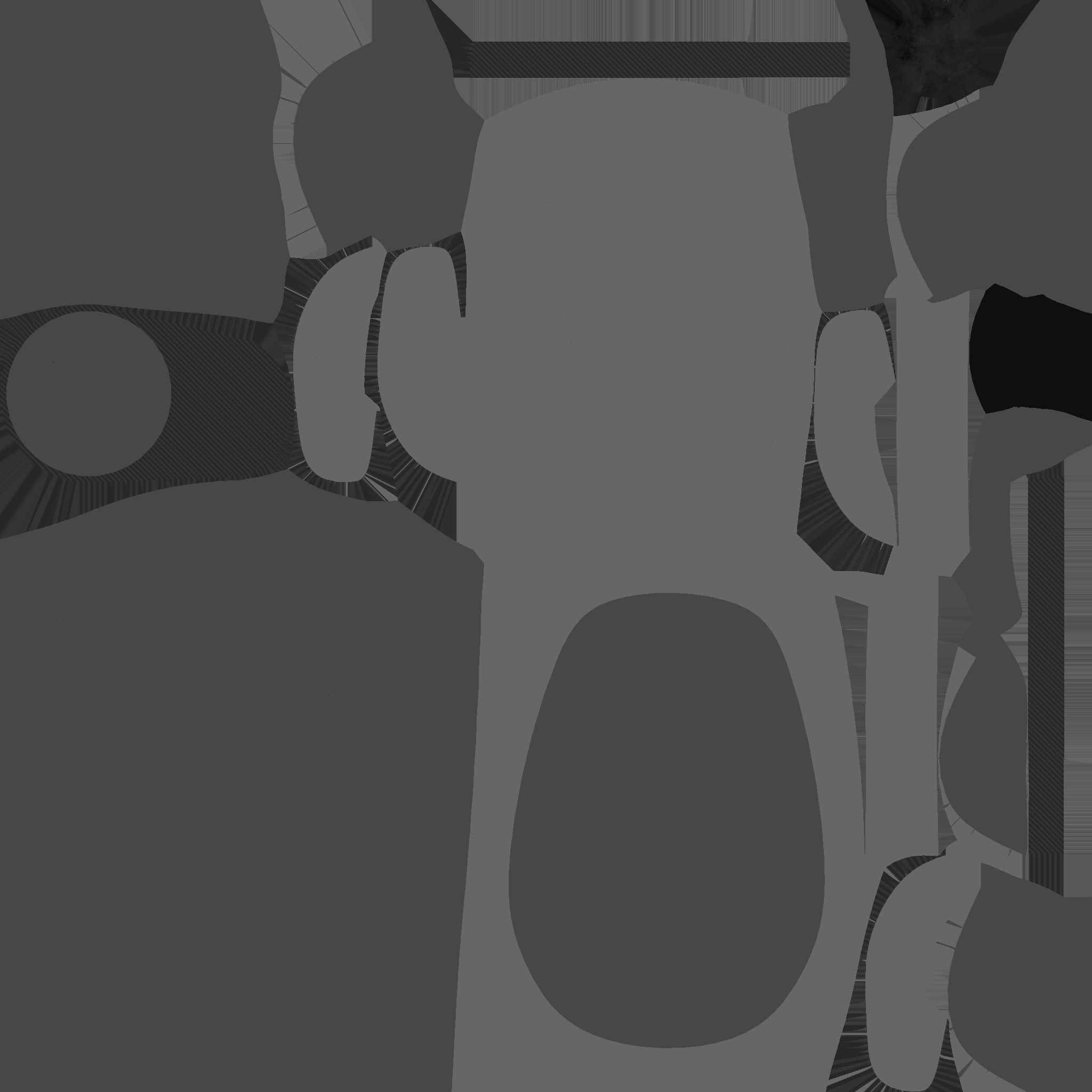 SciFi Backpack C02 Full Black - Fashion Character Design Low-poly 3D model_26