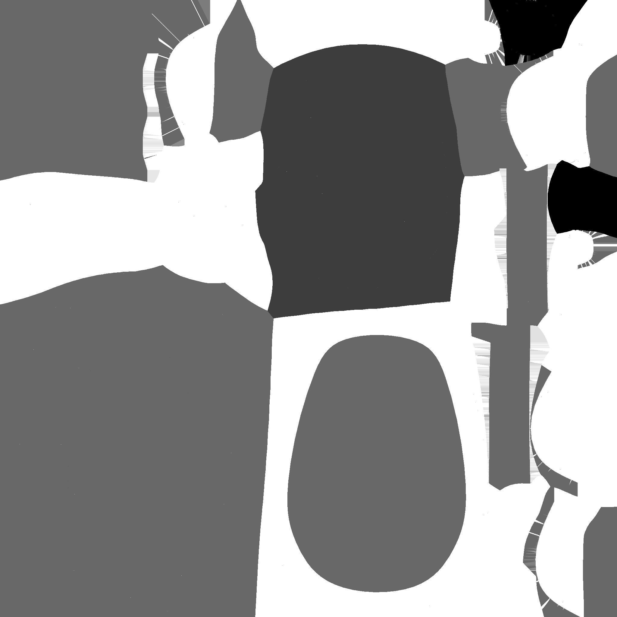 SciFi Backpack C03 White Gold - Fashion Character Design Low-poly 3D model_23