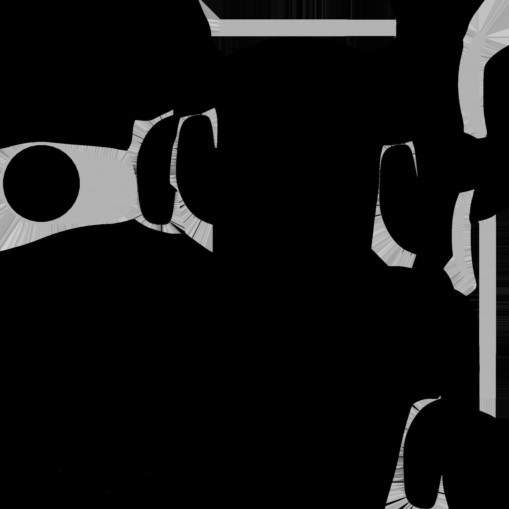 SciFi Backpack C04 Aluminum - Fashion Character Design Low-poly 3D model_19