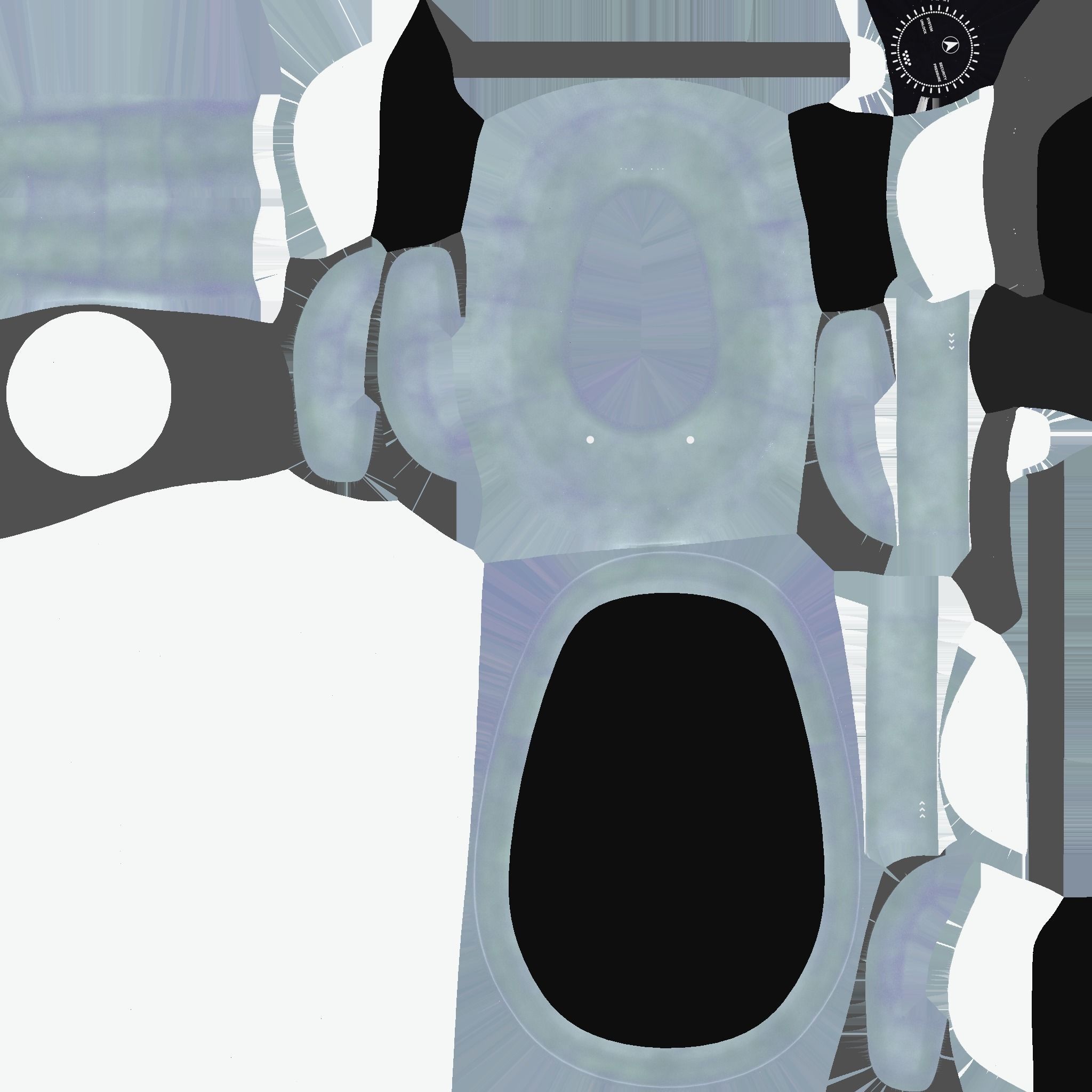 SciFi Backpack C04 Aluminum - Fashion Character Design Low-poly 3D model_20